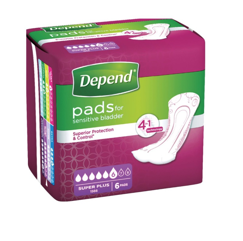 Depend Verband super+ 6 stuks