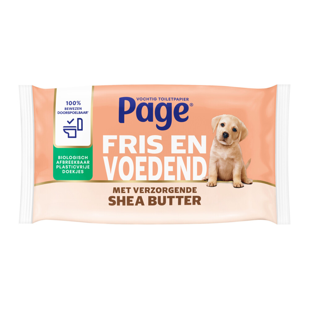 Page Vochtig Toiletpapier Shea Butter 38 stuks