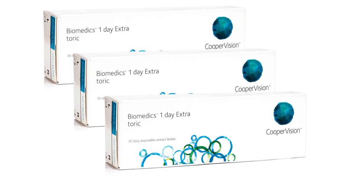 Biomedics 1 Day Extra Toric CooperVision (90 lenzen)