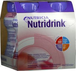 Nutridrink Aardbei 4x200