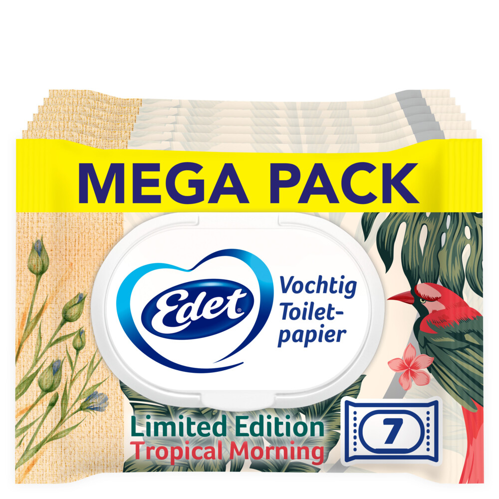 Edet 7x  Limited Edition Vochtige Toiletpapier 42 stuks