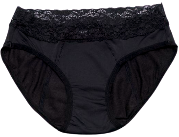 Cheeky wipes Menstruatie ondergoed feeling sporty zwart 38/40 1st