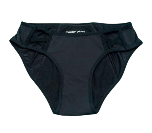 Cheeky wipes Menstruatie ondergoed feeling sassy zwart 42/44 1st
