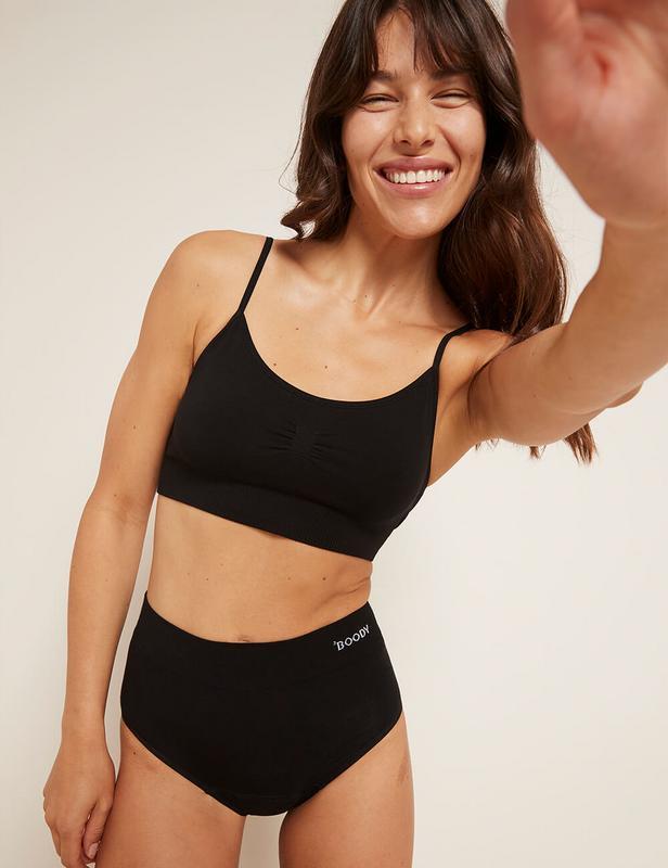 Boody Menstruatieondergoed tailleslip zwart licht/norm m 1 Stuk