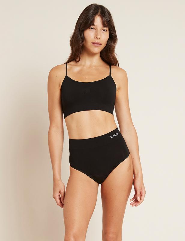 Boody Menstruatieondergoed tailleslip zwart licht/norm l 1 Stuk