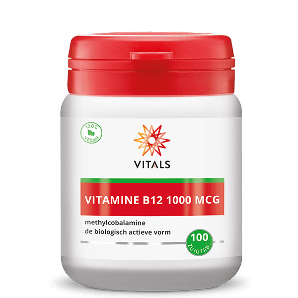 Vitals Vitamine B12 1000mcg Zuigtabletten