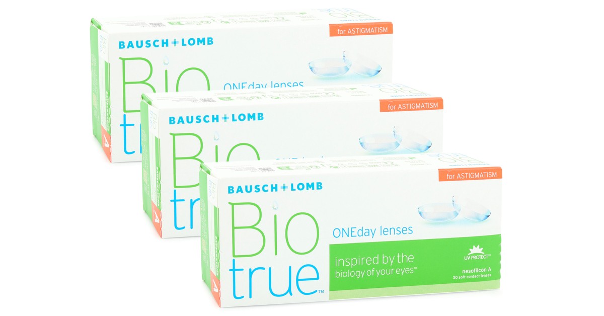 Biotrue ONEday for Astigmatism (90 lenzen)