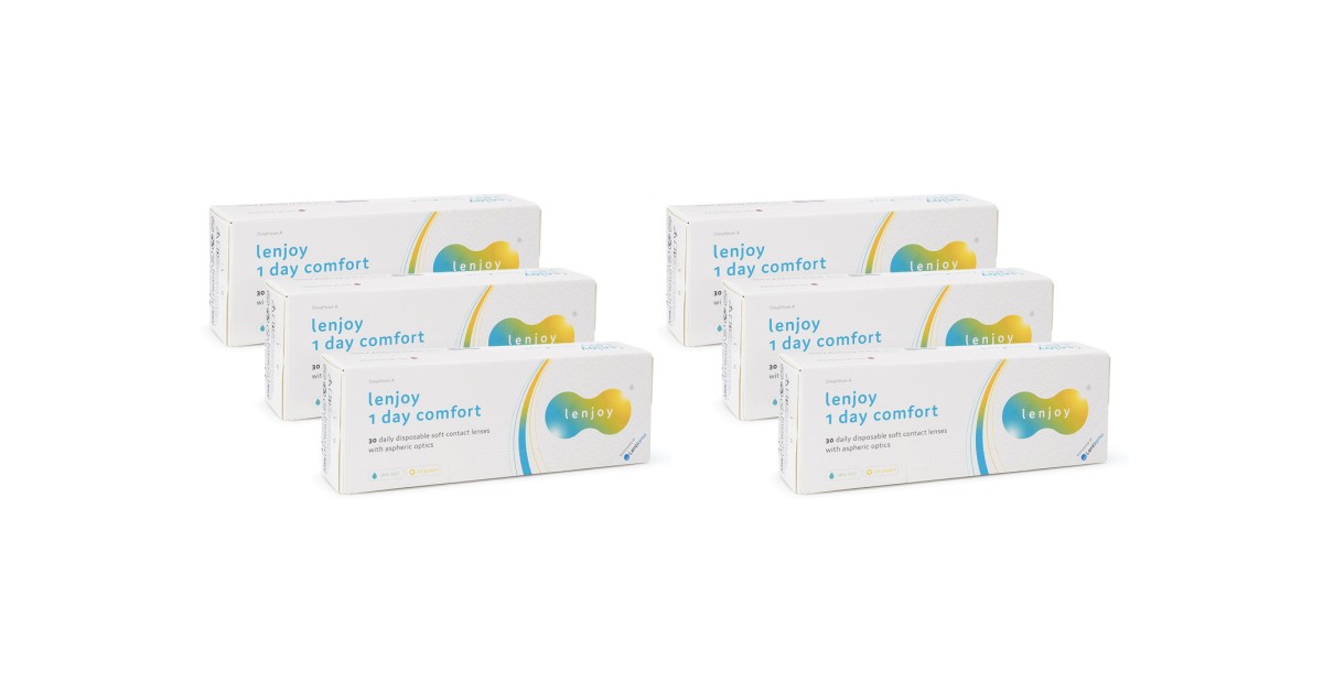 Lenjoy  1 Day Comfort (180 lenzen)