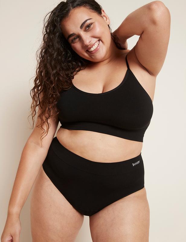 Boody Menstruatieondergoed tailleslip zwart norm/hevig xs 1 Stuk