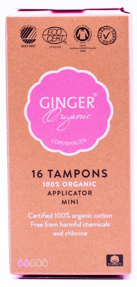 Ginger Organic Tampons Mini Met Applicator