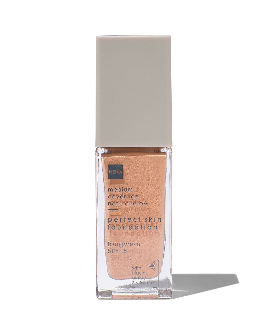 HEMA Perfect skin foundation SPF15 07 warm neutral (bruin)