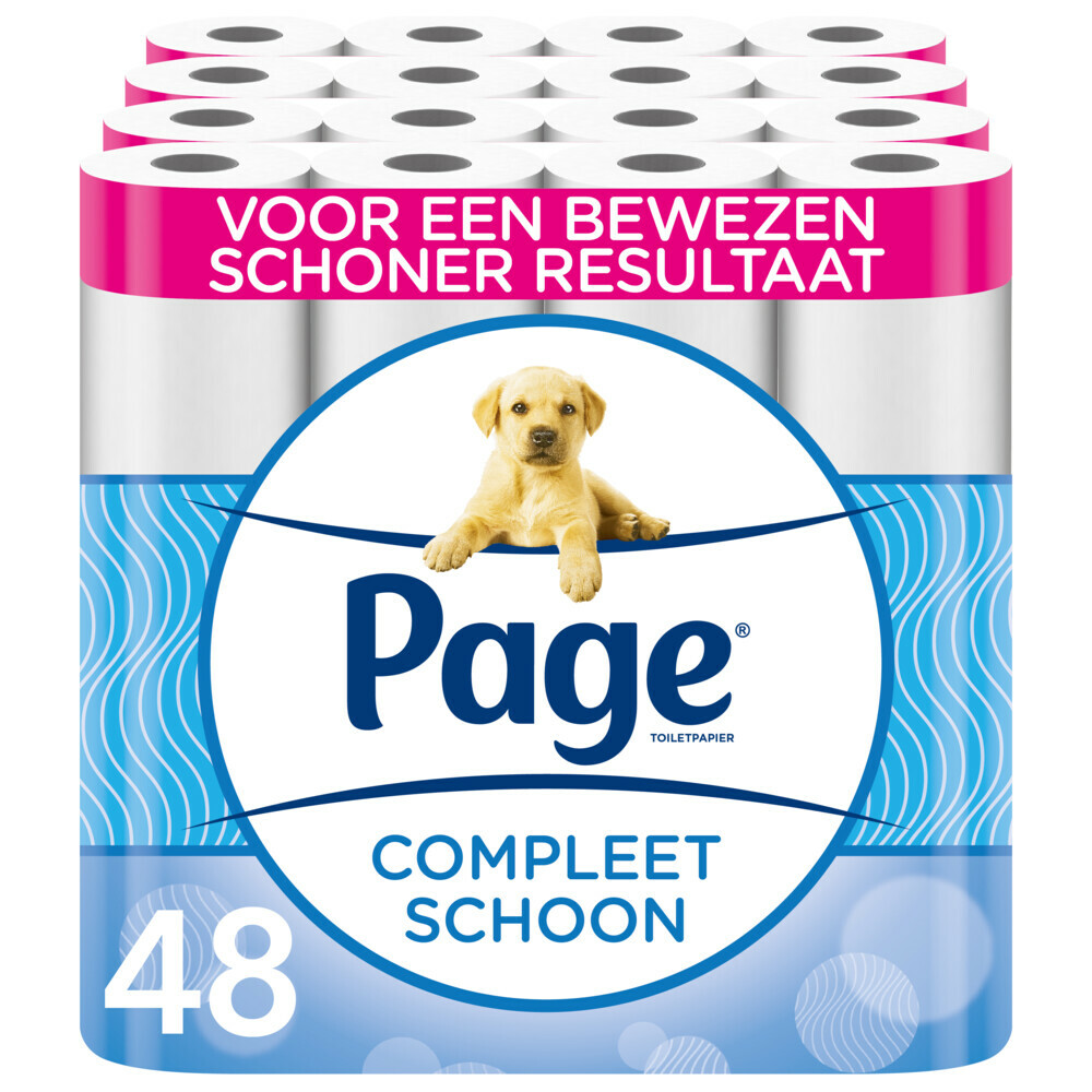 Page 2x  Toiletpapier Compleet Schoon 2-laags 24 stuks