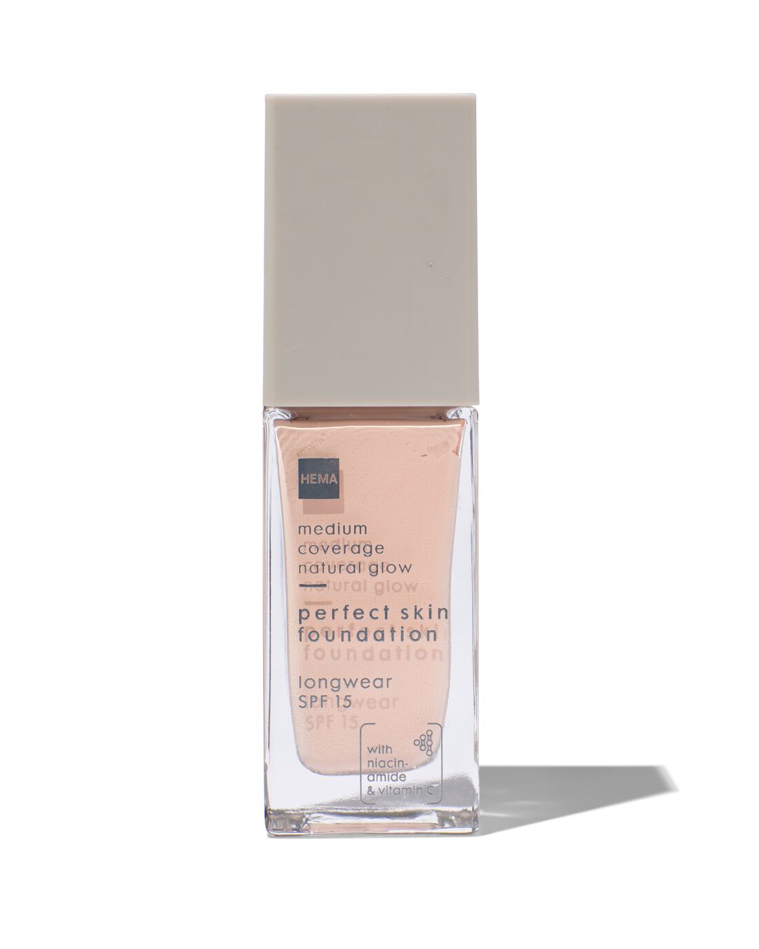 HEMA Perfect skin foundation 01 vanilla rose (ivoor)