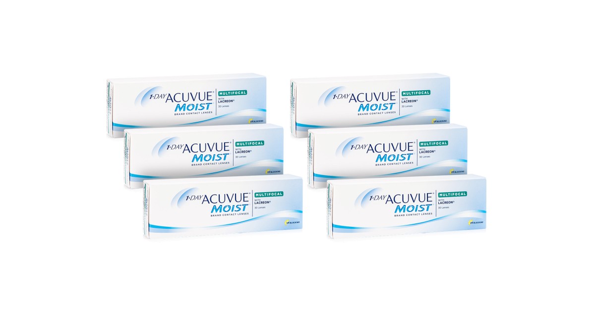 Acuvue 1-DAY  Moist Multifocal (180 lenzen)