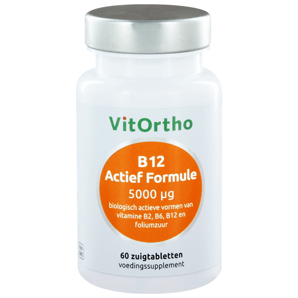 VitOrtho B12 Actief Formule 5000mcg Zuigtabletten 60st