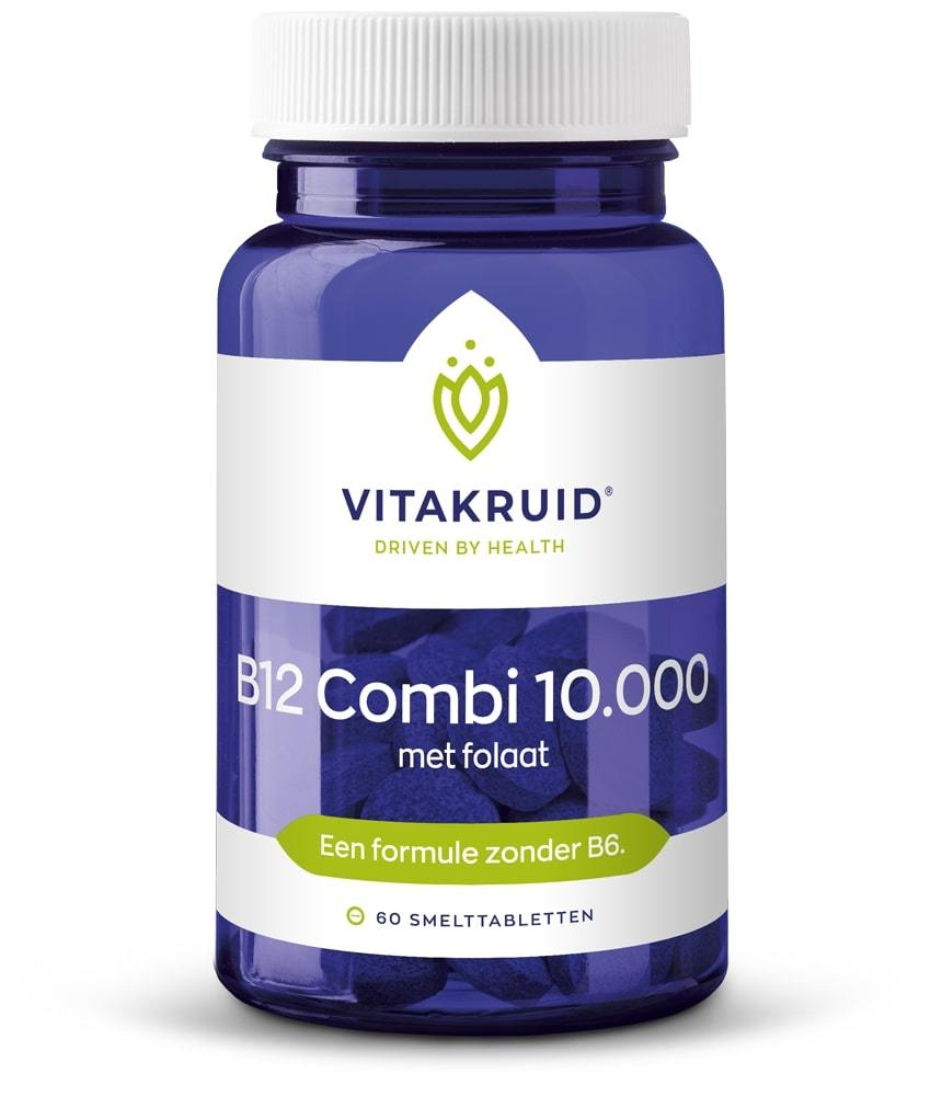 Vitakruid B12 Combi 10.000 met Actief Folaat Vitamine