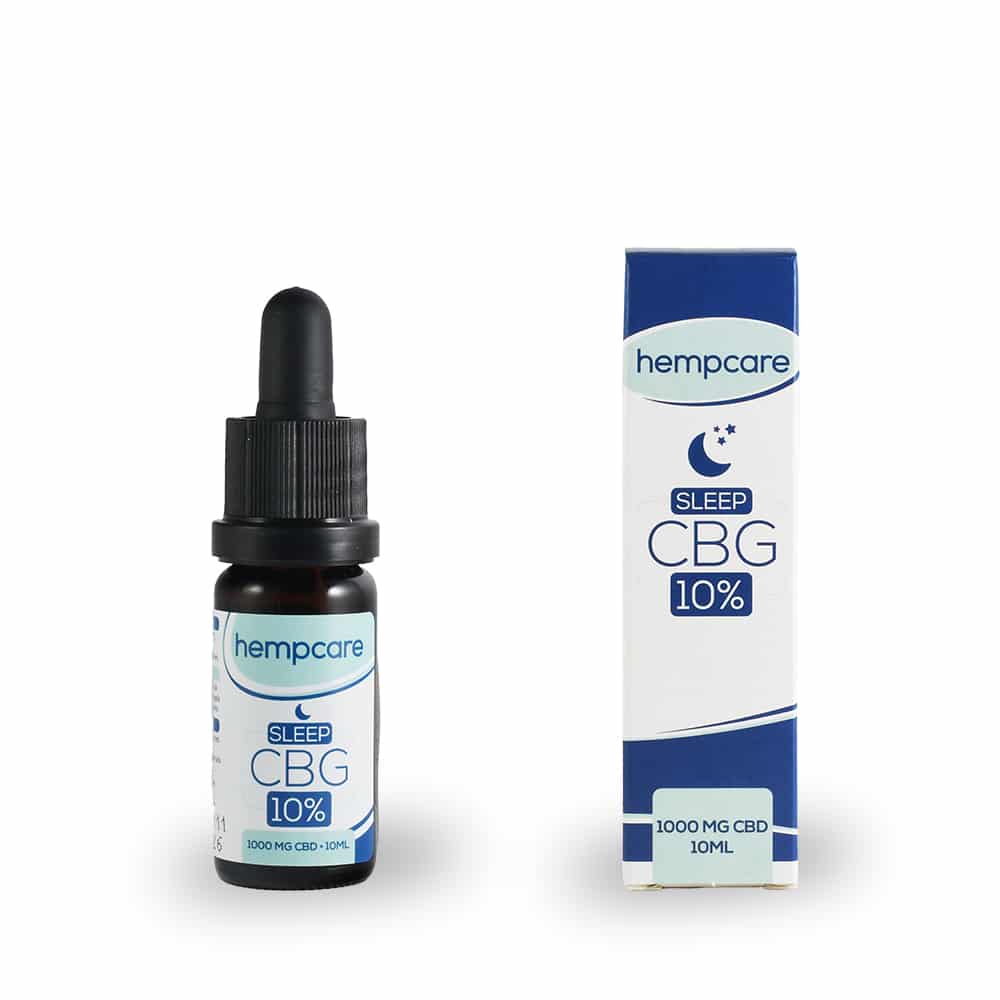 Hempcare SLEEP 10% CBG olie 10 ml