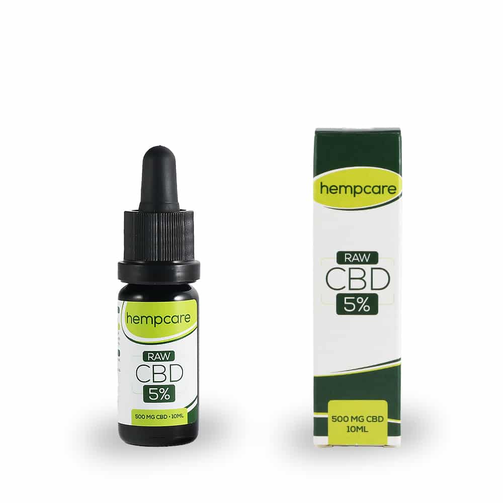 Hempcare RAW 5% CBD olie 10 ml