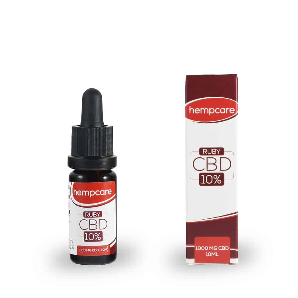 Hempcare RUBY 10% CBD olie 10 ml