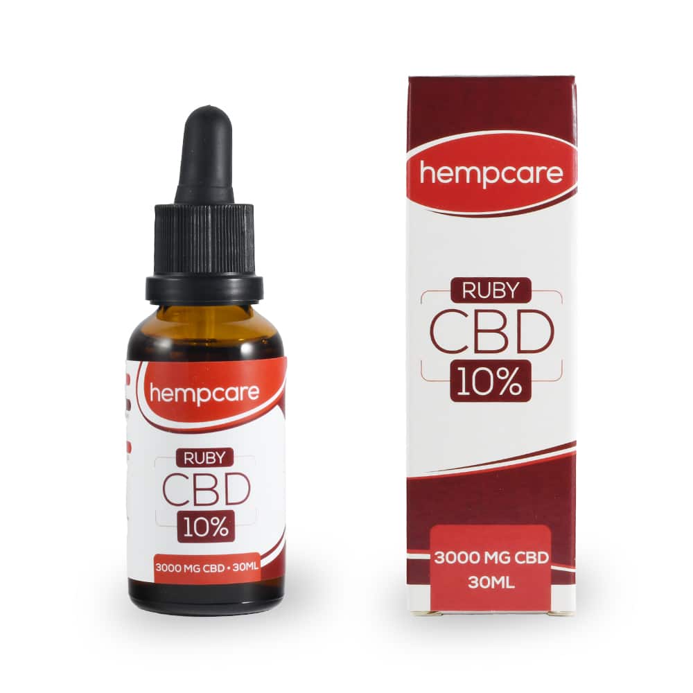 Hempcare RUBY 10% CBD olie 30 ml