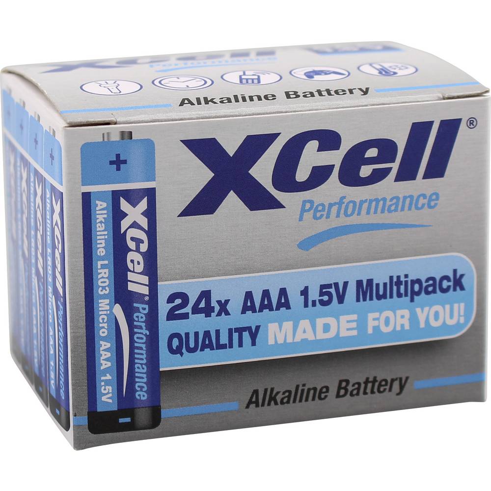 XCell AAA batterij (potlood) Alkaline 1.5 V 24 stuk(s)
