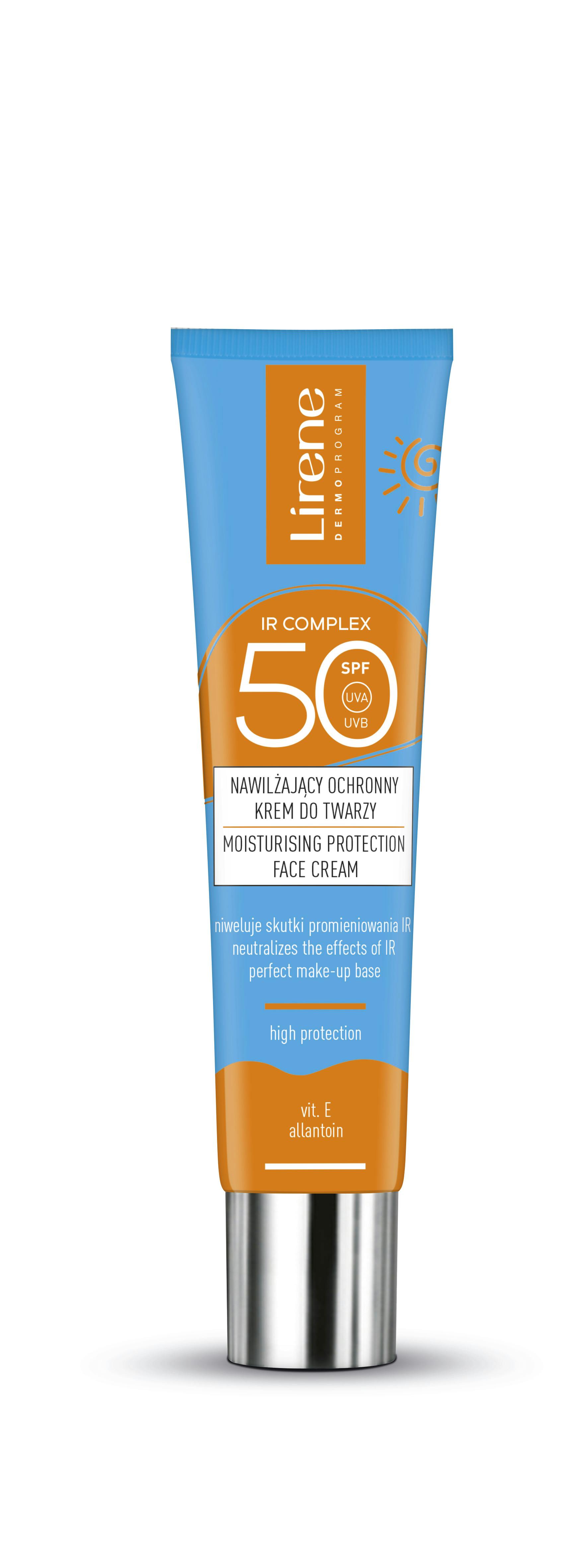 Lirene Sun Protection Face Cream SPF50 40 ml
