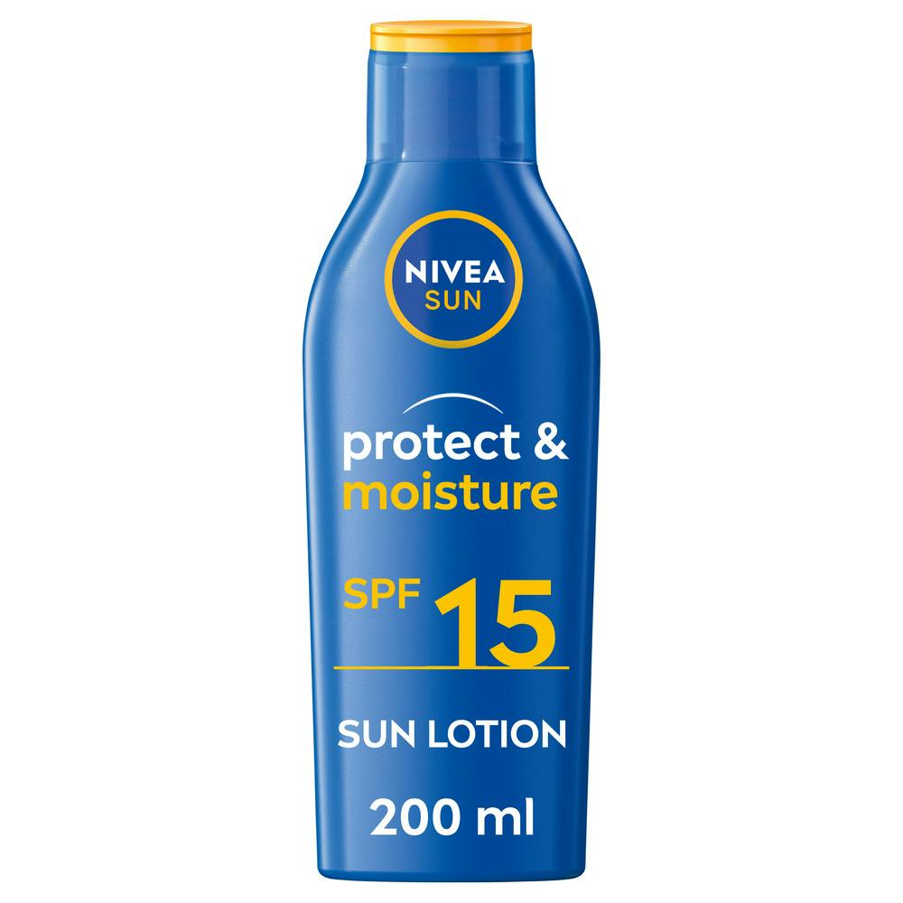 Nivea Sun Protect & Moisture Sun Lotion SPF15 200 ml