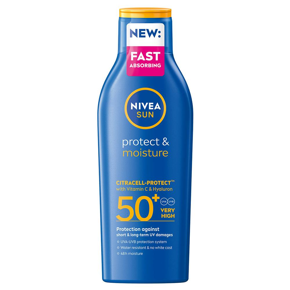 Nivea Protect & Moisture Sun Lotion SPF 50+ 200 ml