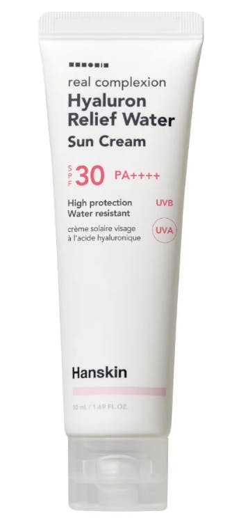 Hanskin Real Complexion Hyaluron Relief Water Sun Cream SPF30 50 ml