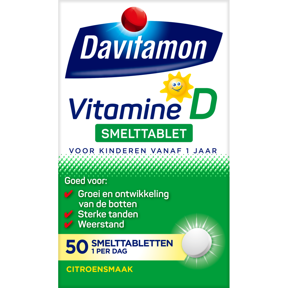 Davitamon Vitamine D Kind Smelttabletten
