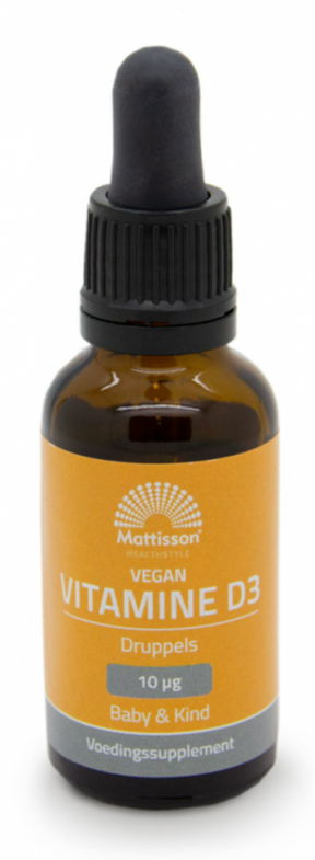 Mattisson HealthStyle Vitamine D3 Baby&Kind Vegan Druppels