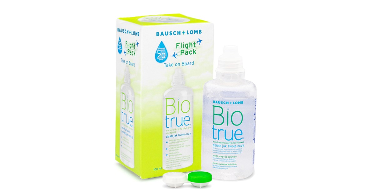 Biotrue Multi-Purpose Flight Pack 100 ml met lenzendoosje