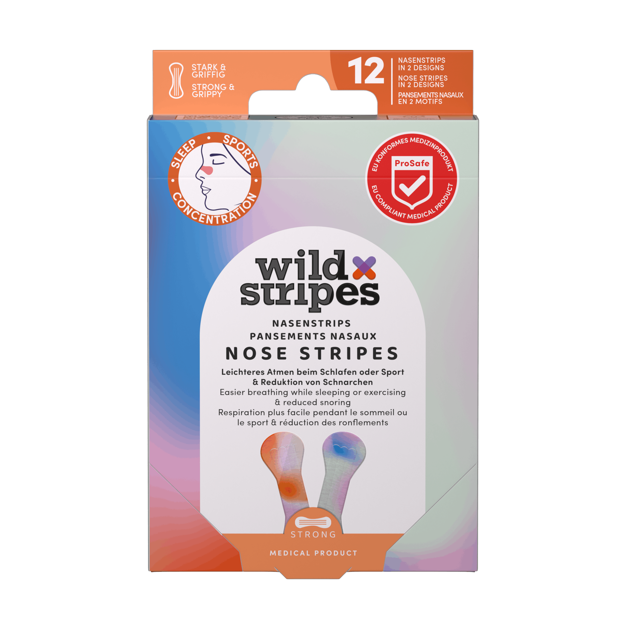 Wild Stripes Nose Patches Sunrise 12 st