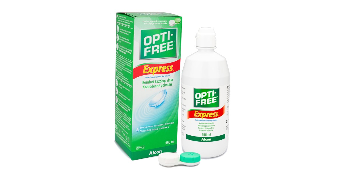 OPTI-FREE Express 355 ml met lenzendoosje