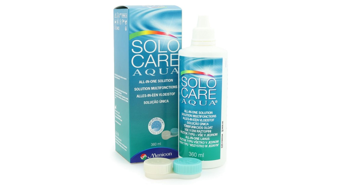 Solocare AQUA 360 ml met lenzendoosje