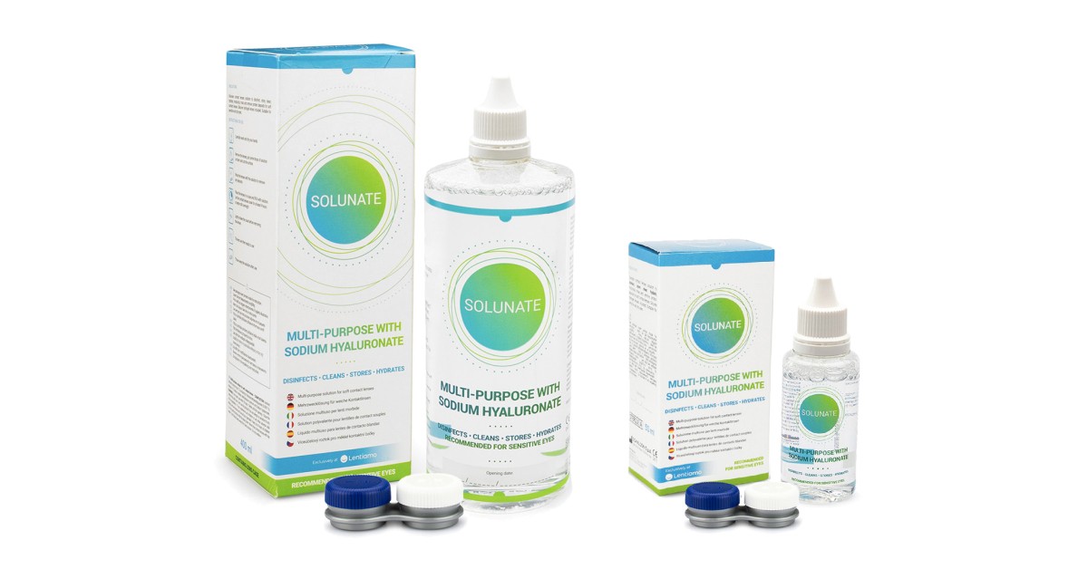Solunate Multi-Purpose 400 ml + 50 ml met lenzendoosjes