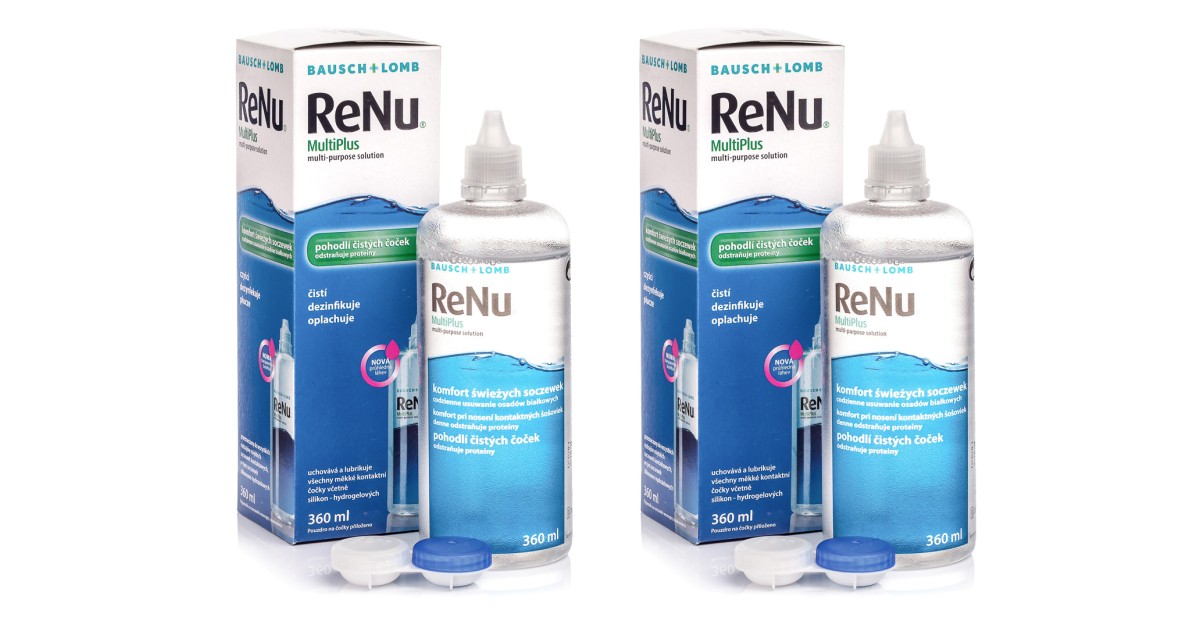 Renu MultiPlus 2 x 360 ml met lenzendoosjes