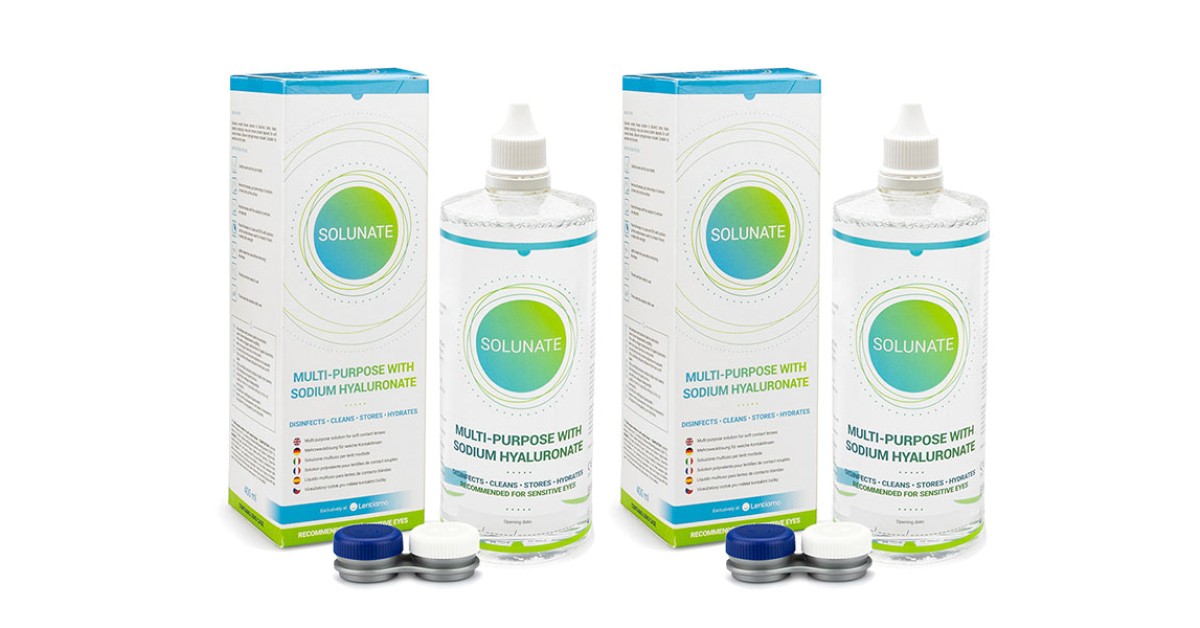 Solunate Multi-Purpose 2 x 400 ml met lenzendoosjes