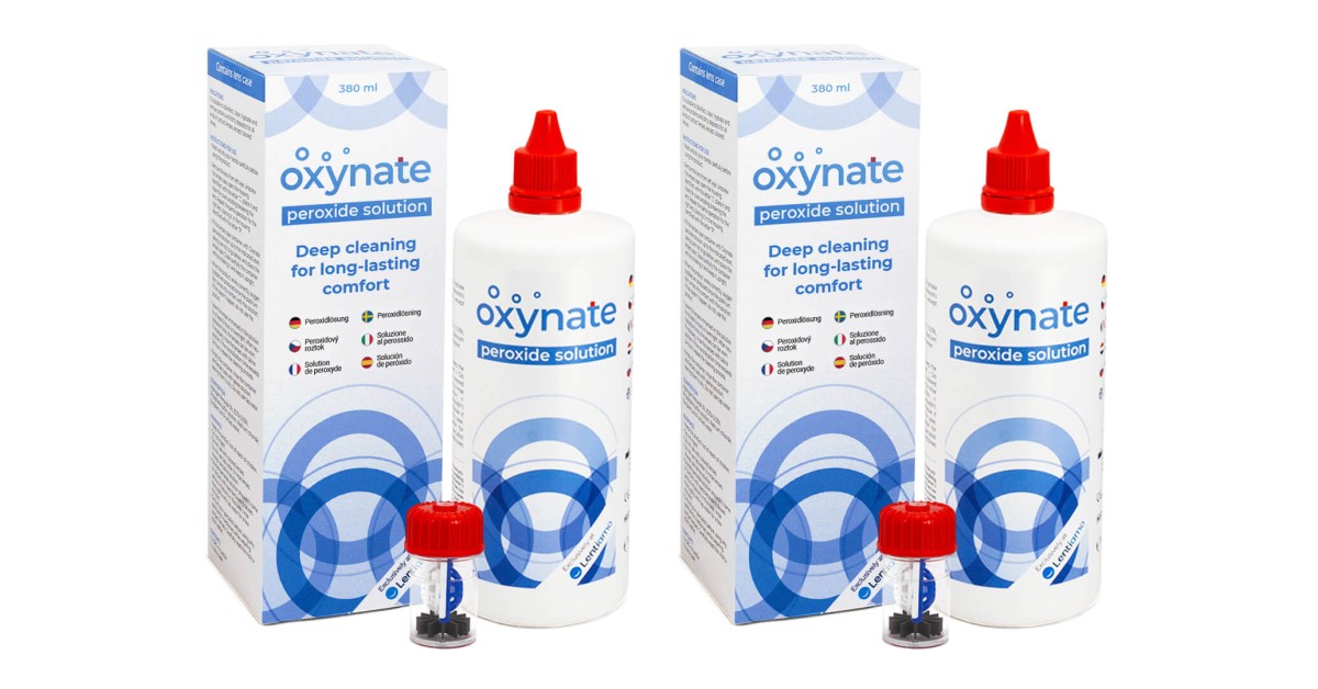 Oxynate  Peroxide 2 x 380 ml met lenzendoosjes