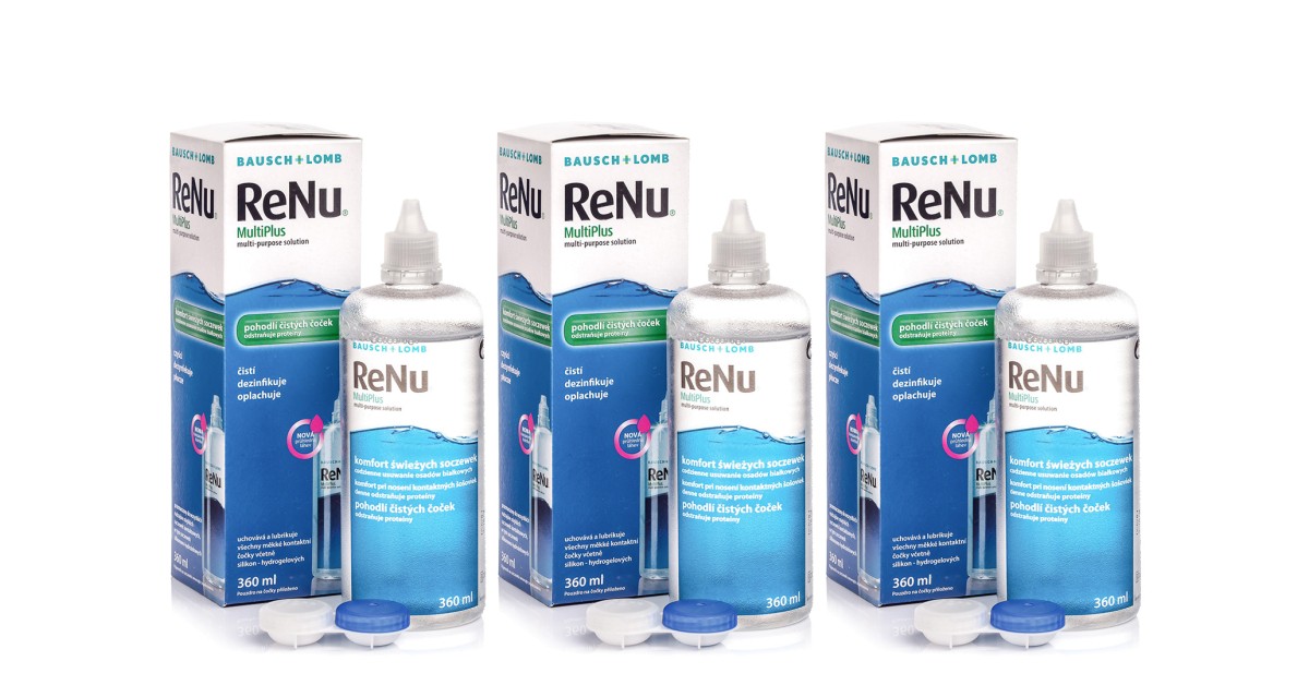 Renu MultiPlus 3 x 360 ml met lenzendoosjes