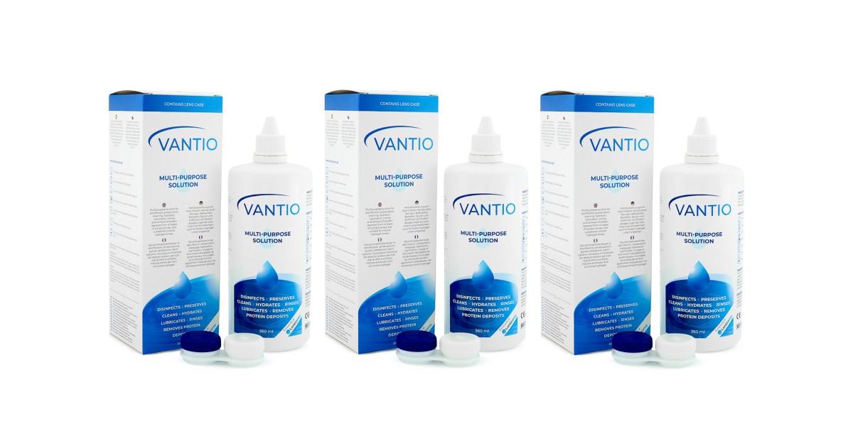 Vantio  Multi-Purpose 3 x 360 ml met lenzendoosjes