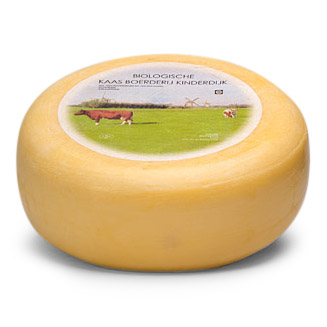 5,4kg Jong Belegen Biologisch vegetarische Kaas Kinderdijk 48+