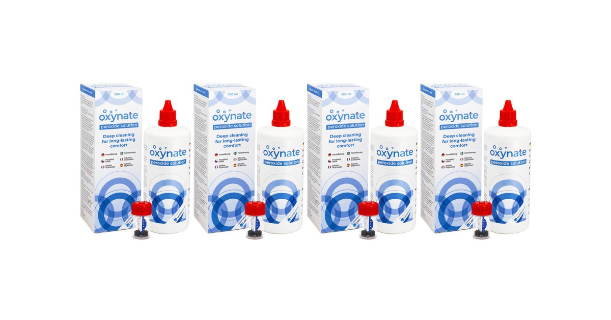 Oxynate  Peroxide 4 x 380 ml met lenzendoosjes