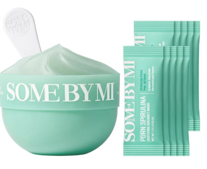 Some By Mi PDRN Spirulina Soothing Sherbet Mask 10 pcs + 1 pcs + 1 ml