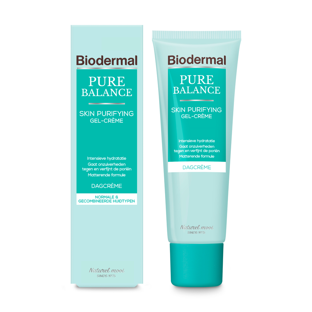 Biodermal Pure Balance Hydraterende Dag Gel-Crème - Skin Purifying Dag Gel-crème