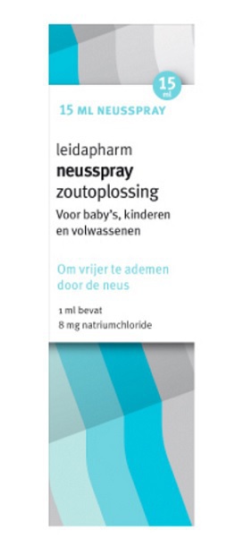 Leidapharm Neusspray zoutoplossing 15ml
