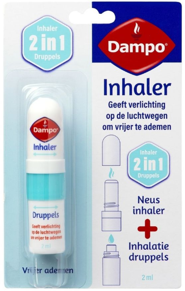 Dampo Inhalatie stick en inhalatie druppels 2ml