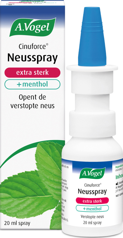 A.Vogel Cinuforce neusspray extra sterk + menthol 20ml