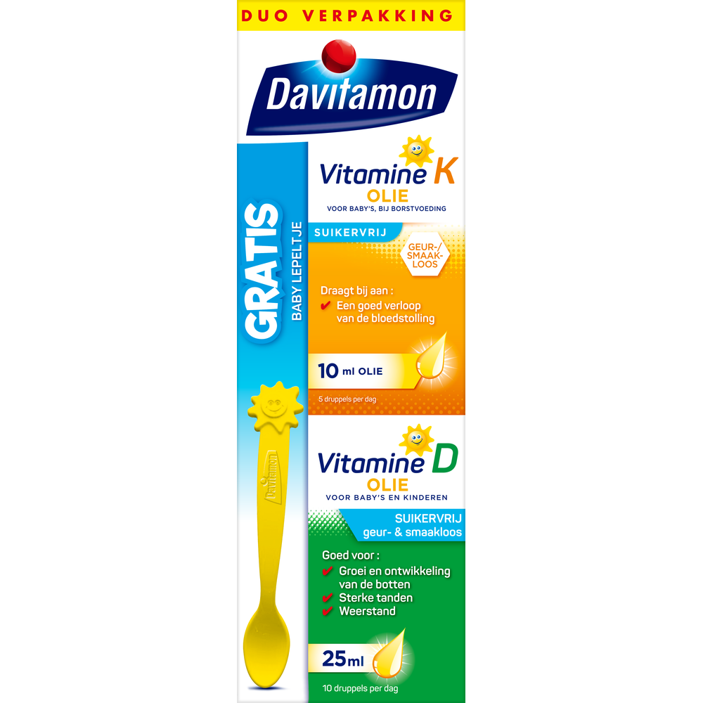 Davitamon Baby Eerste Vitamines D + K Druppels