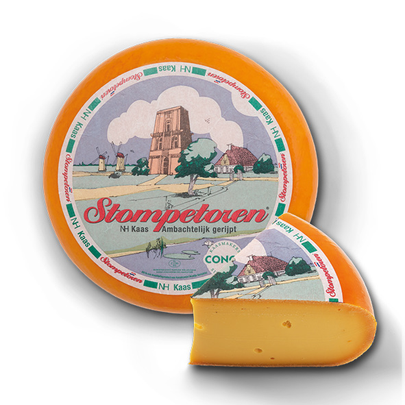 12kg Stompetoren Belegen Noord-Hollandse kaas 48+